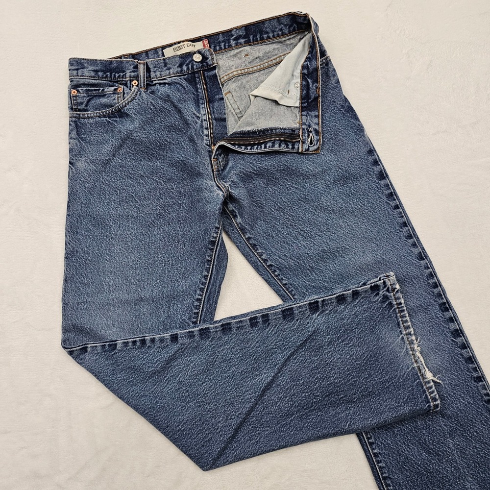 Levi's 517 Bootcut Jeans Mens (38) 36x34 * Blue Denim Vintage Y2K Western Rugged